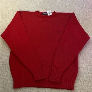 Vintage Polo by Ralph Lauren Knit Sweater, Size XL NWT